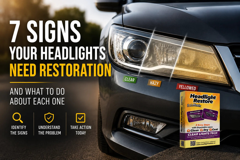 7 Signs Your Headlights Need Restoration — And What to Do About Each