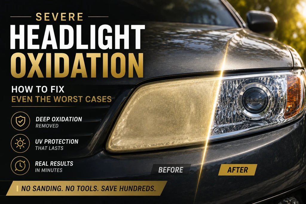 Severe Headlight Oxidation — How to Fix Even the Worst Cases