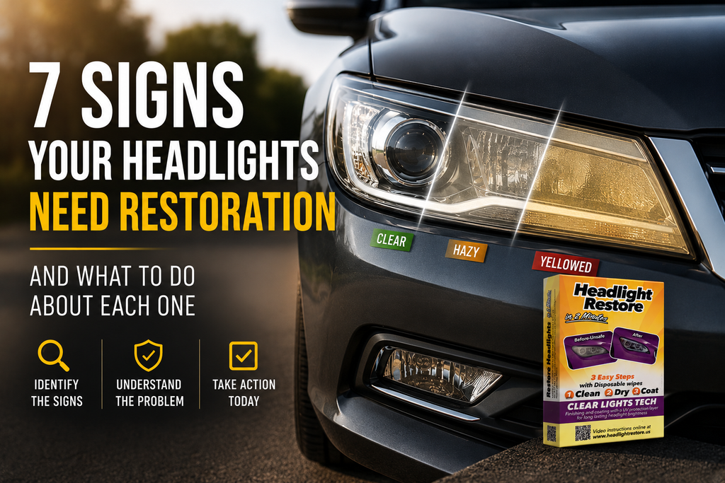7 Signs Your Headlights Need Restoration — And What to Do About Each
