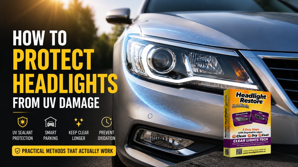 How to protect headlights from UV damage — practical guide to preventing yellowing and oxidation