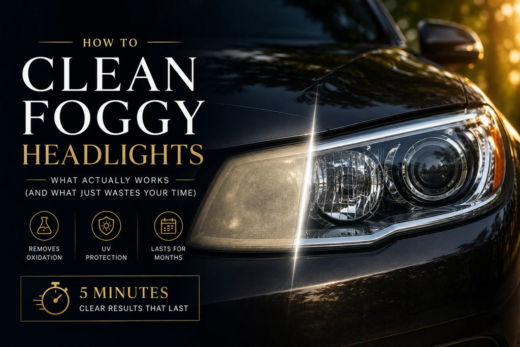 How to Clean Foggy Headlights — What Actually Works in 2026