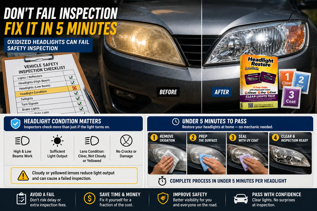 Can Oxidized Headlights Fail a Safety Inspection? What You Need to Know
