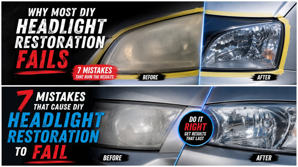 Why DIY Headlight Restoration Fails — 7 Mistakes and How to Fix Them