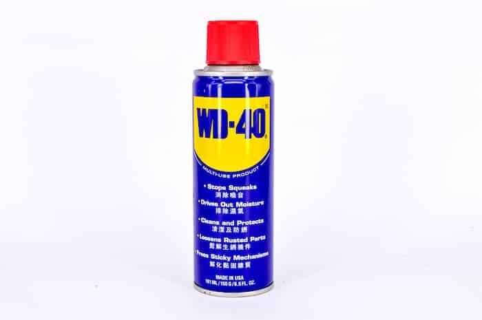 clean headlight with wd-40