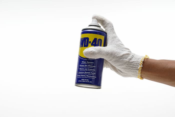 use wd-40 for clean car headlights diy