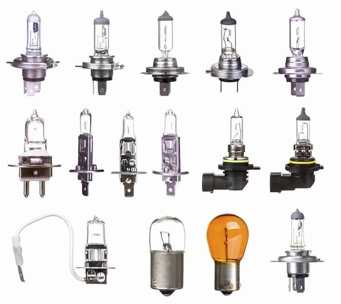 What are the different types of car lights