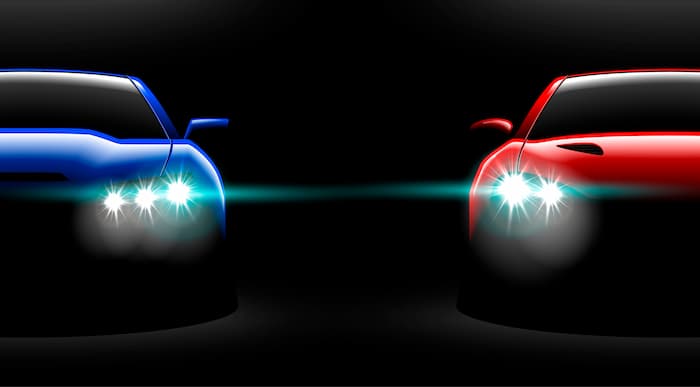 Projector headlights vs. Reflector headlights