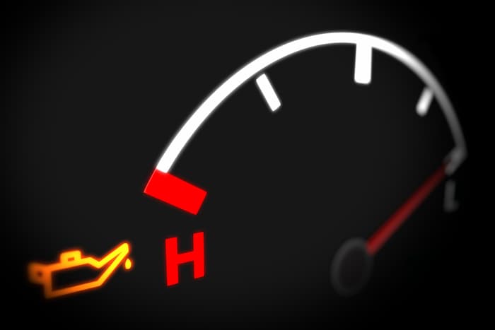 How long can you drive with car's oil light on