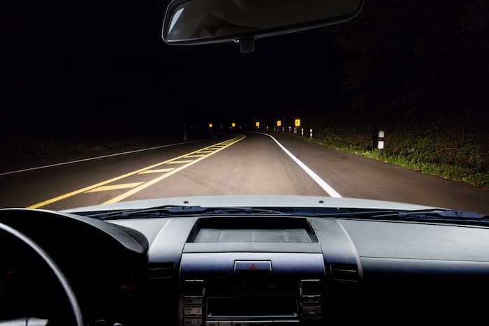 Dangers of night driving