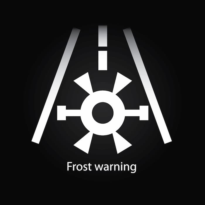 Frost Warning Light
